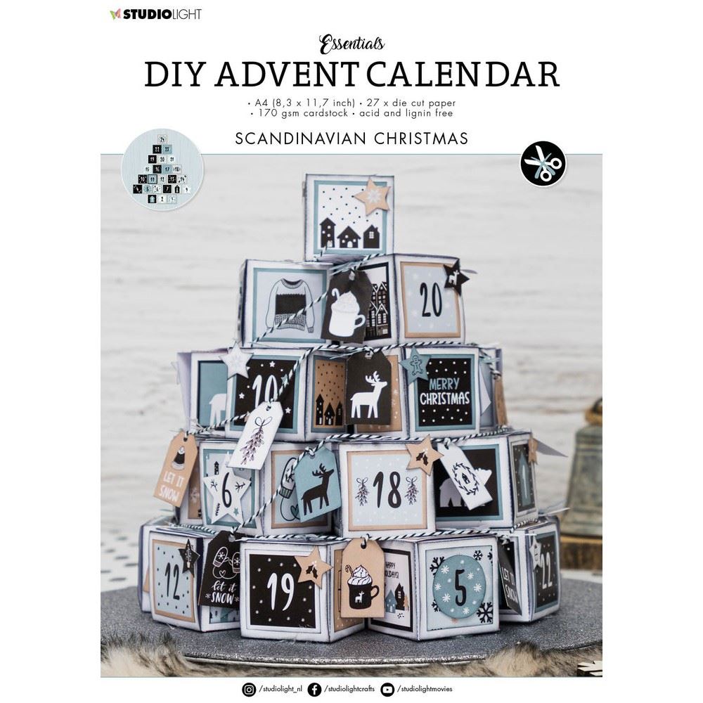 Kit Calendario Avvento Scadinavian Christmas
