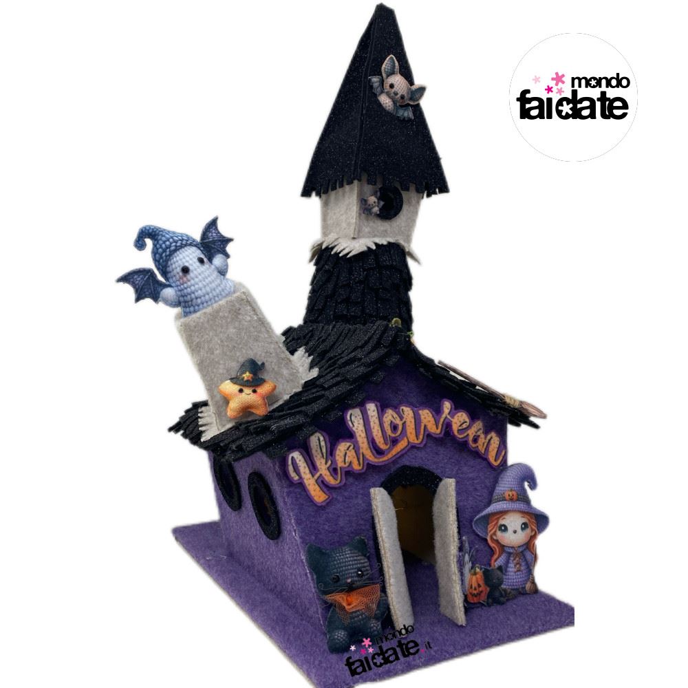 Kit Castello Halloween 2025 colore viola o corda