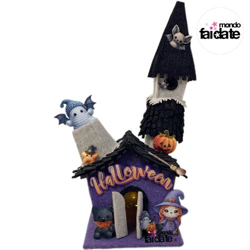 Kit Castello Halloween 2025 colore viola o corda