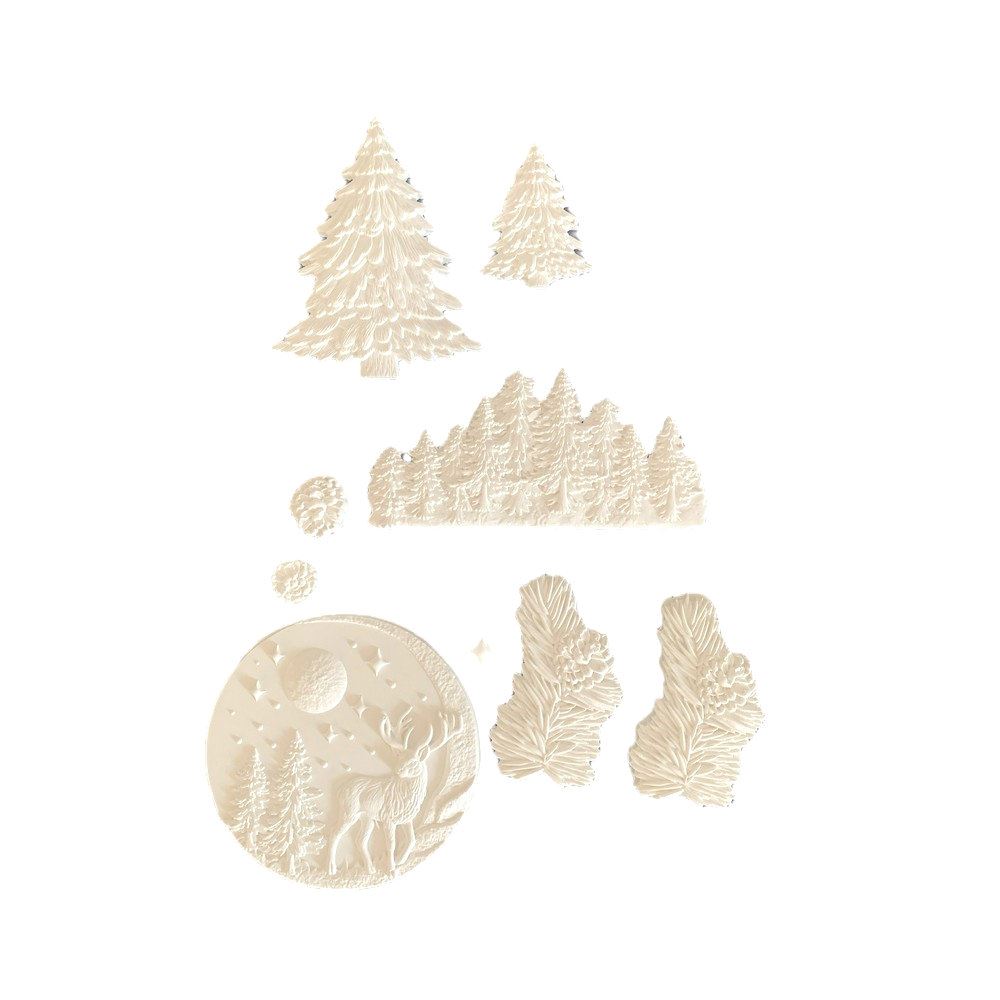 Kit Gessetti Christmas paesaggio innevato