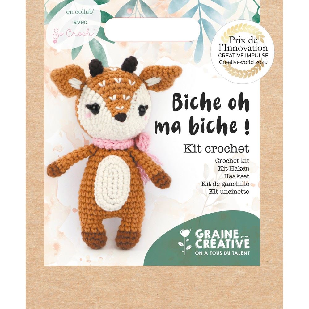 Kit Uncinetto Amigurumi Cerbiatto