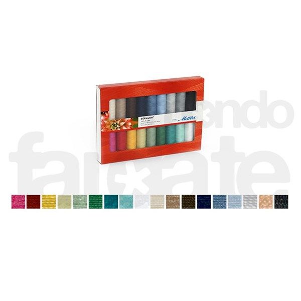 Kit di 18 filati di vari colori