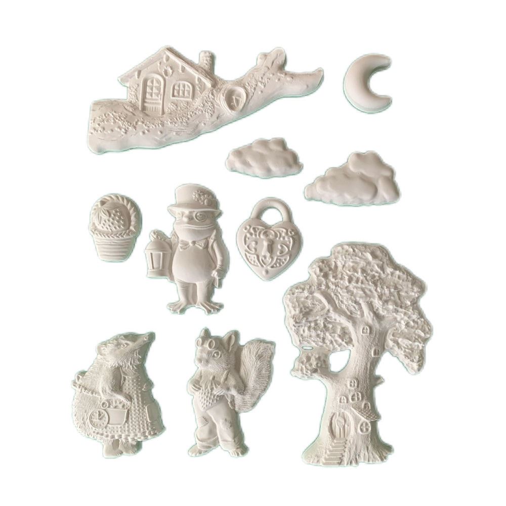 Kit gessetti Hidden grove Animaletti del bosco