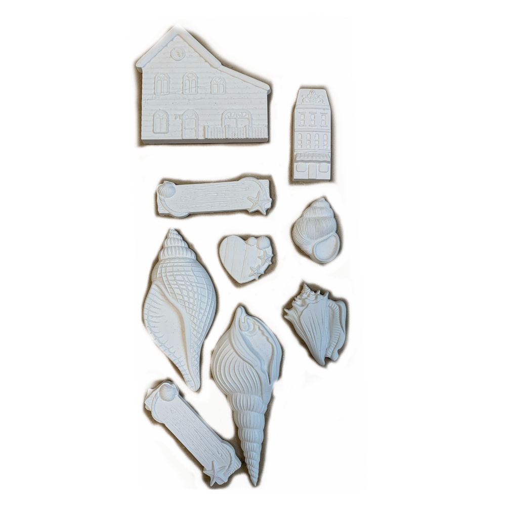 Kit gessetti case sul mare faro e taghette