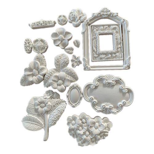 Kit gessetti fiori e cornici