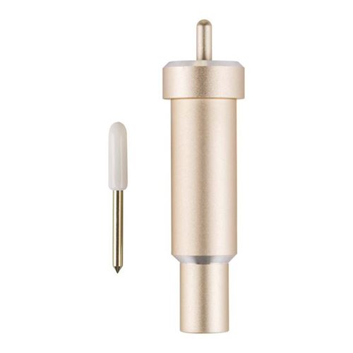 Lama a punta fine con porta lama di colore oro per Cricut