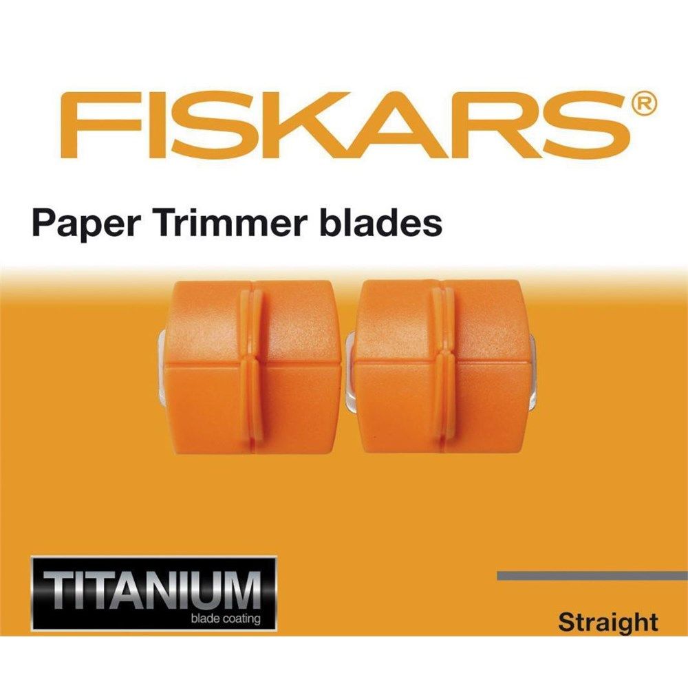 2-Pack FISKARS 45 mm Titanium Lama di Ricambio per taglierina rotativa 