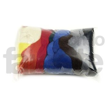Lana Merino decorativa in vari colori per infeltrimento