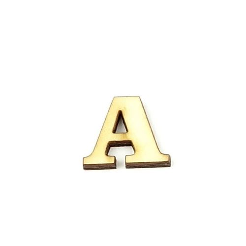 Lettera A Clarendon in Legno 1,5 cm
