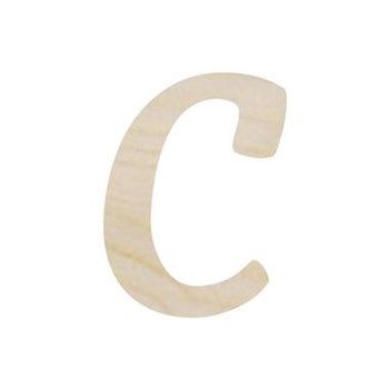 Lettera C in legno cm 6,5