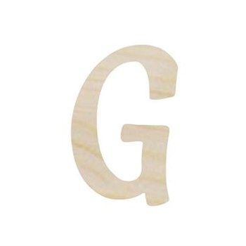Lettera G in legno cm 6,5