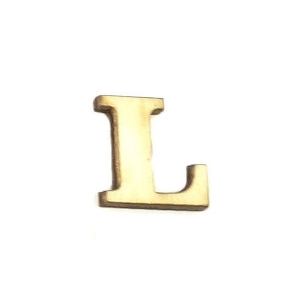 Lettera L Clarendon in Legno 1,5 cm