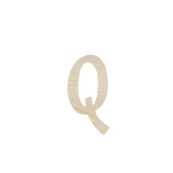 Lettera Q in legno
