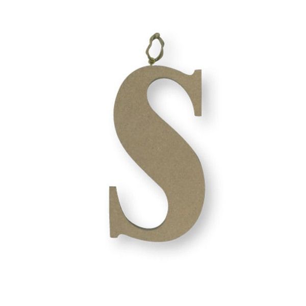 Lettera S da appendere al muro