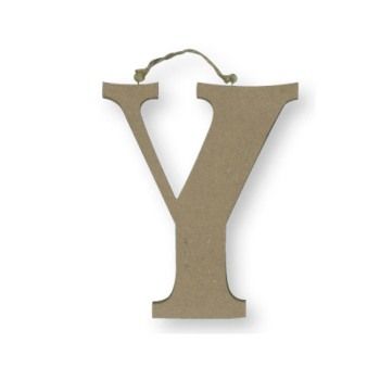 Lettera Y da appendere al muro