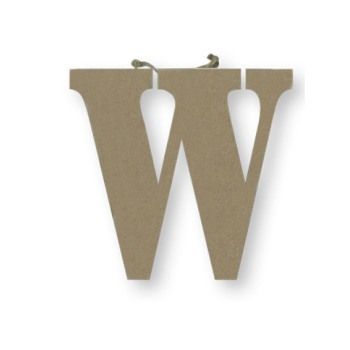 Lettera alfabeto W appendibile