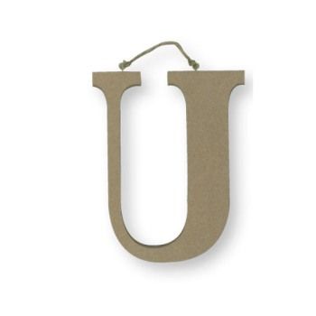 Lettera alfabeto appendibile - U