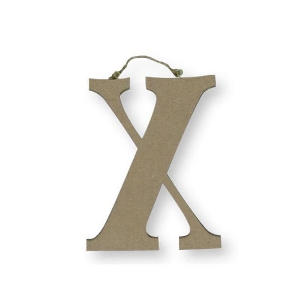 Lettera alfabeto appendibile - X