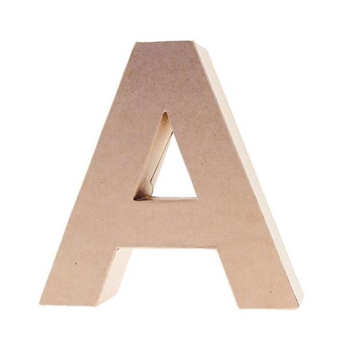 Lettera in Cartone A 17,5h cm