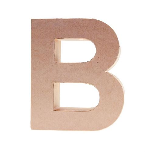 Lettera in Cartone B 17,5h cm