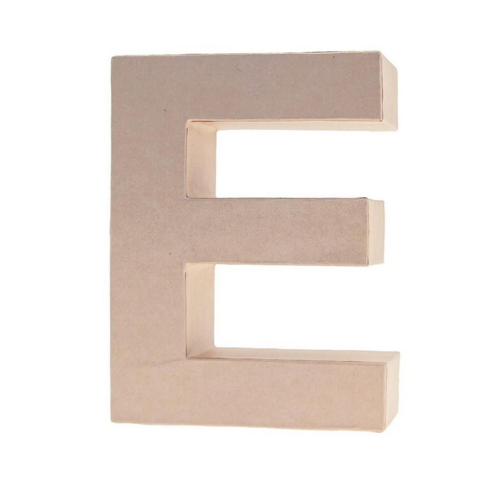 Lettera in Cartone E 17,5h cm