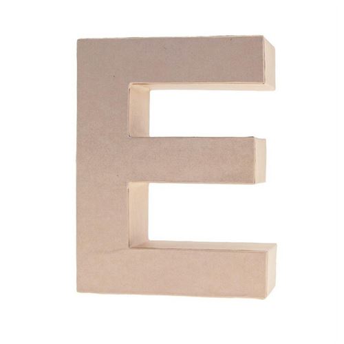 Lettera in Cartone E 17,5h cm
