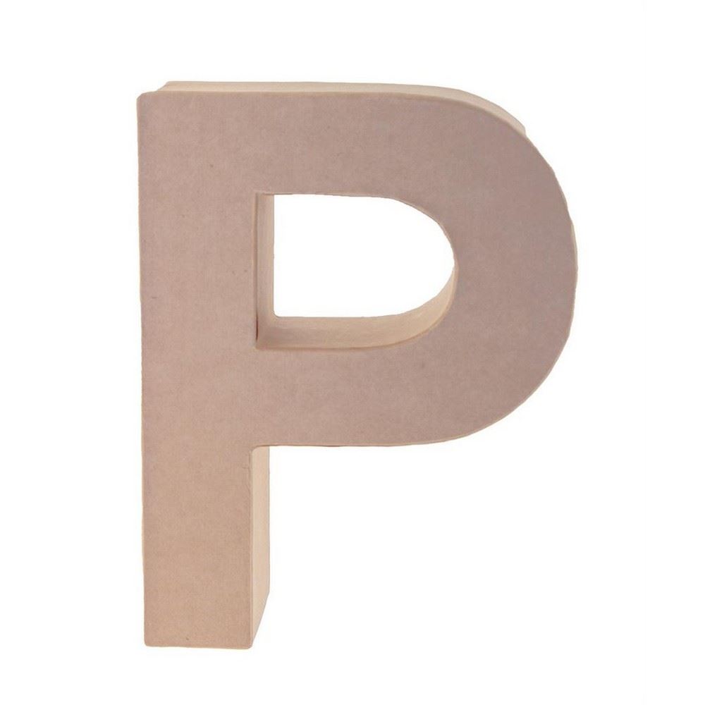 Lettera in Cartone P 17,5h cm