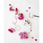 Lettera in Cartone S 17,5h cm