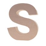 Lettera in Cartone S 17,5h cm