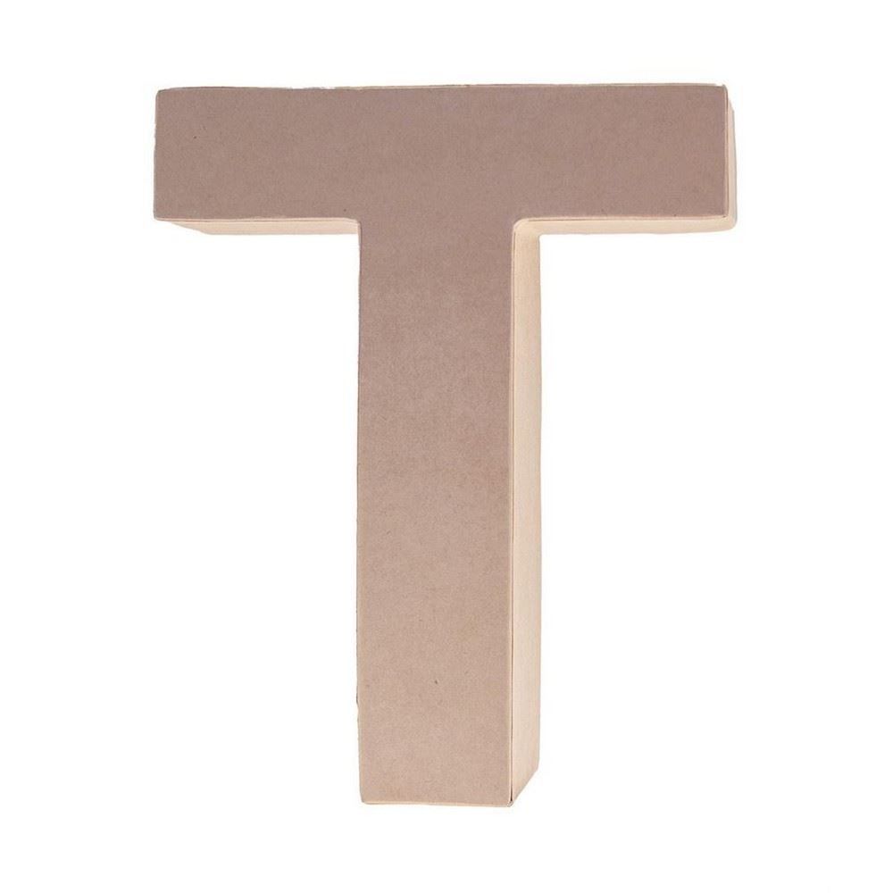 Lettera in Cartone T 17,5h cm