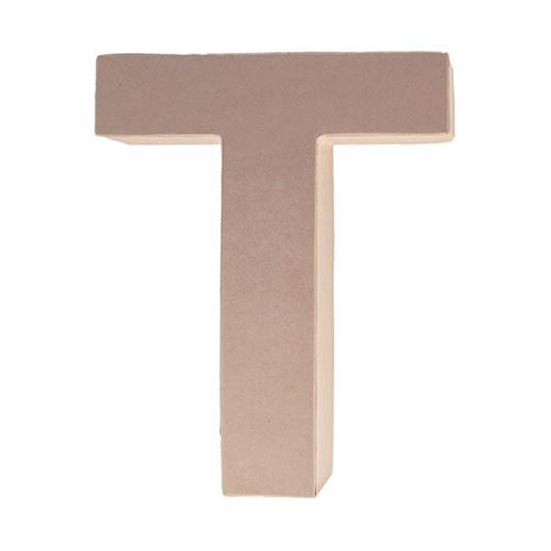 Lettera in Cartone T 17,5h cm