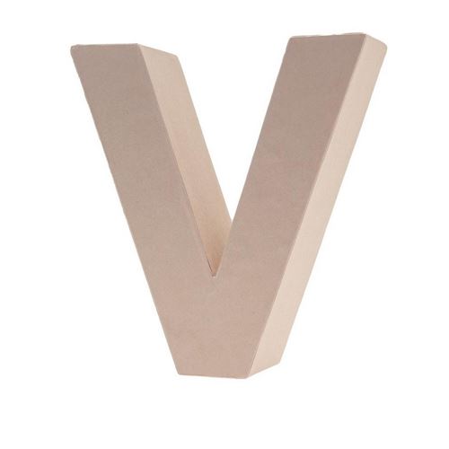 Lettera in Cartone V 17,5h cm