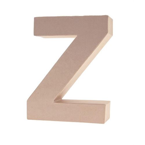 Lettera in Cartone Z 17,5h cm