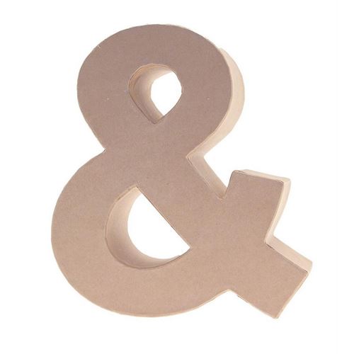Lettera in Cartone & 17,5h cm