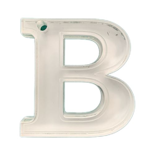 Lettera in plexiglass B LalfaPlex