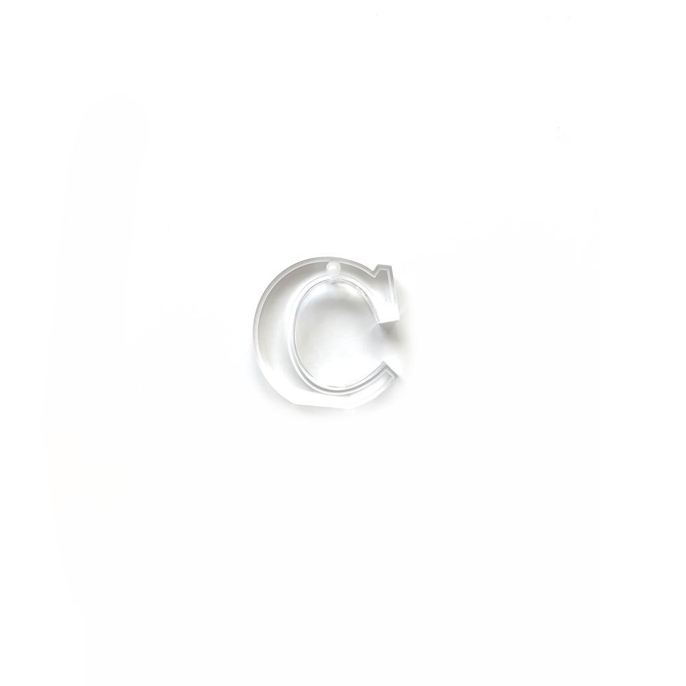 Lettera in plexiglass C LalfaPlex