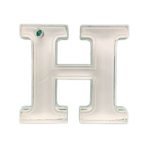 Lettera in plexiglass H LalfaPlex