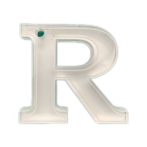 Lettera in plexiglass R LalfaPlex