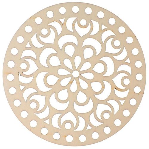 Mandala base uncinetto 15cm