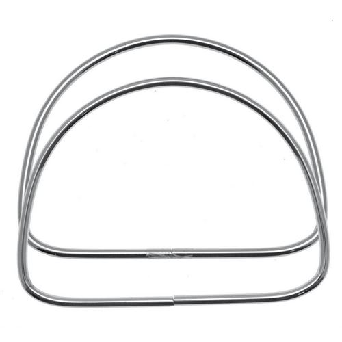 Manici per borsa in metallo color argento