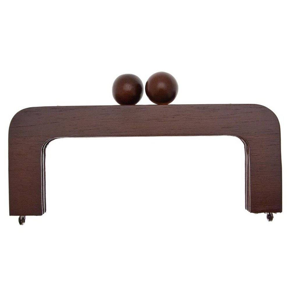 Manico Borse in legno Rettangolare Marrone