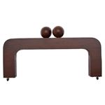 Manico Borse in legno Rettangolare Marrone