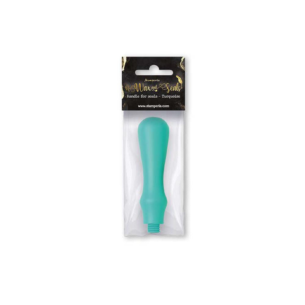 Manico per sigillo colore turchese Candy Christmas