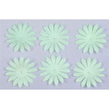 Margherite di carta colore Tiffany