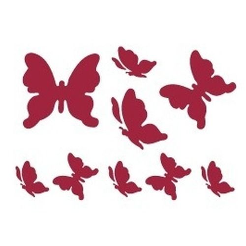 Mascherina Stencil Farfalle