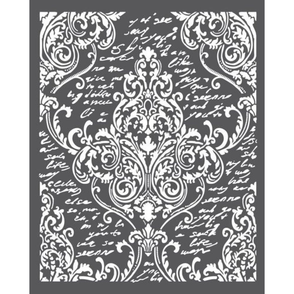 Mascherina Stencil Fregio con Scritte