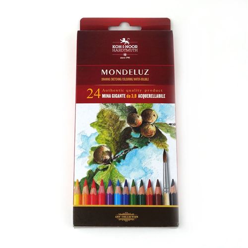 Matite acquerellabili Ko-I-Noor Set da 24 Mina da 3.8mm
