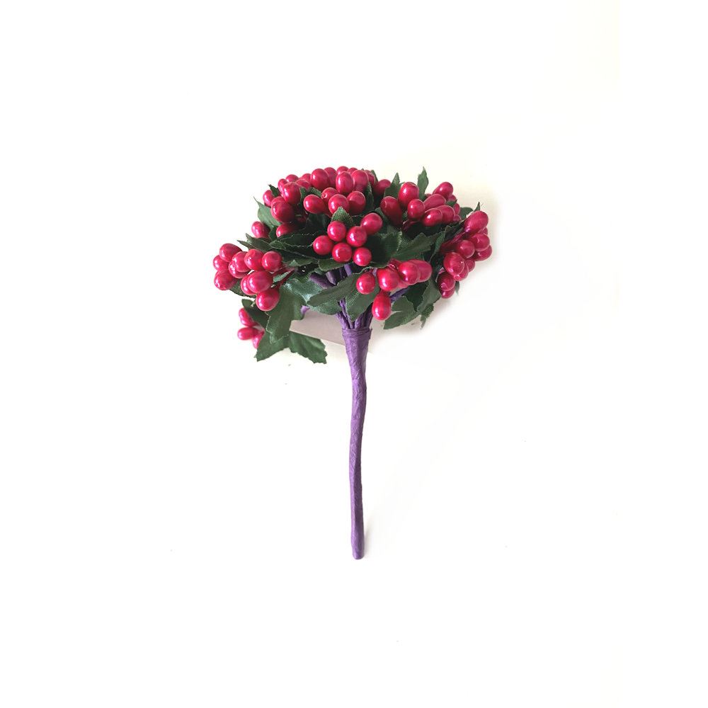 Mazzolino con bacche rosse