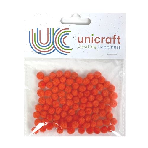 Mini Pom Poms Arancioni