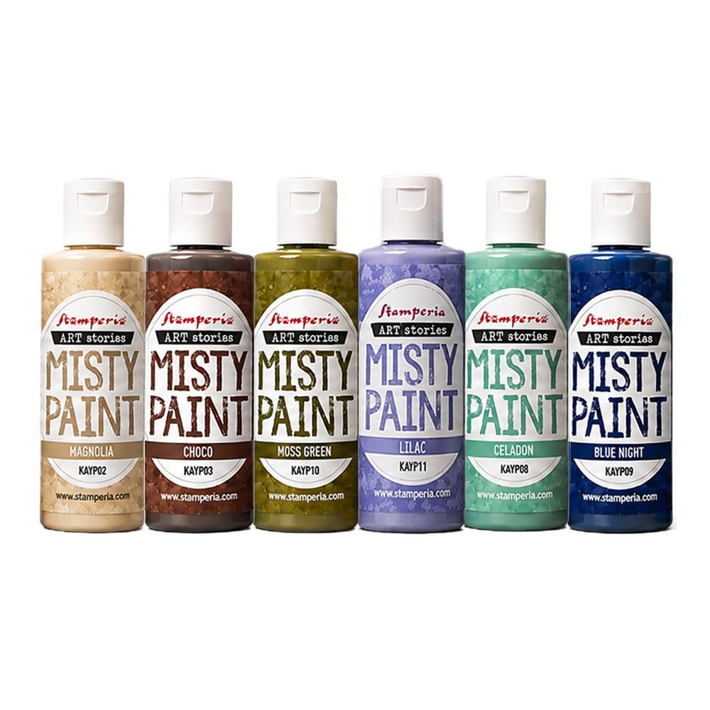 Misty Paint Selection 6 pcs Nature colors 
